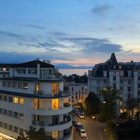 Apartment Chaleureux Avec Belle Vue Et Montagnes Lausanne